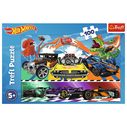 Trefl Hot Wheels Puzzle, 100 Pcs