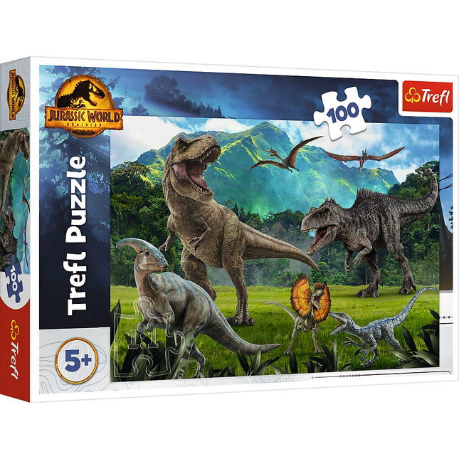 Trefl Jurassic Word Puzzle 100 Pcs