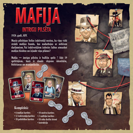 Trefl Mafia Board Game (In Latvian Lang.)