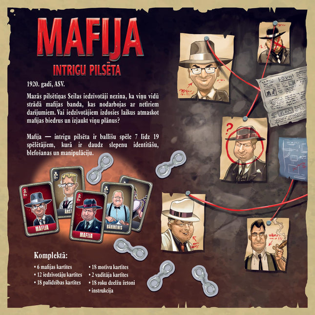 Trefl Mafia Board Game (In Latvian Lang.)
