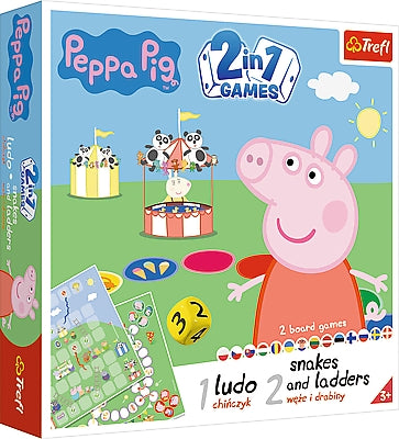 Trefl Peppa Pig Board Game 2 In 1
