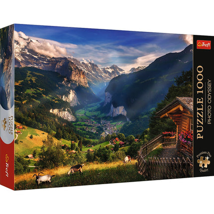 Trefl Premium Plus Puzzle Lauterbrunnen Valley, Switzerland, 1000 Pcs