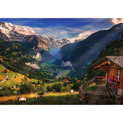 Trefl Premium Plus Puzzle Lauterbrunnen Valley, Switzerland, 1000 Pcs