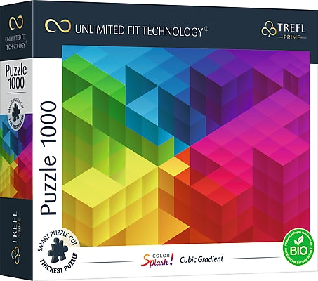 Trefl Prime Puzzle Color Splash Cubic Gradient, 1000 Pcs