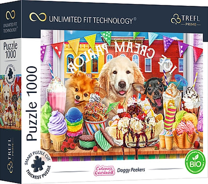 Trefl Prime Puzzle Cuteness Overload Dogs, 1000 Pcs