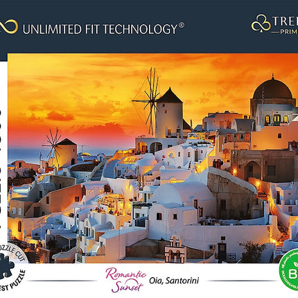Trefl Prime Puzzle Romantic Sunset Santorini, 1500 Pcs