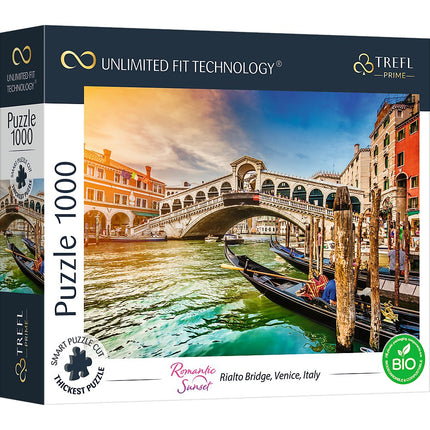 Trefl Prime Puzzle Romantic Sunset Venice, 1000 Pcs