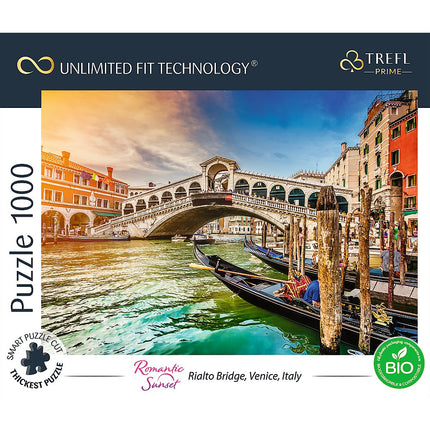 Trefl Prime Puzzle Romantic Sunset Venice, 1000 Pcs