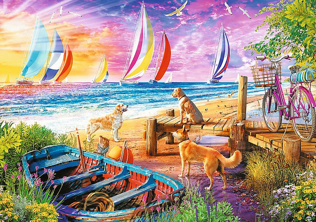 Trefl Prime Puzzle Vacaytime Summer Evening, 1000 Pcs