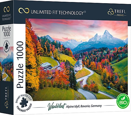 Trefl Prime Puzzle Wanderlust Bavaria, 1000 Pcs