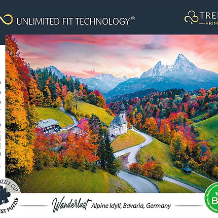 Trefl Prime Puzzle Wanderlust Bavaria, 1000 Pcs