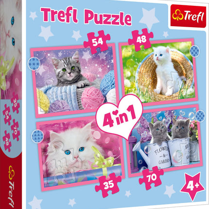 Trefl Puzzle 4 In 1 Set Kittens