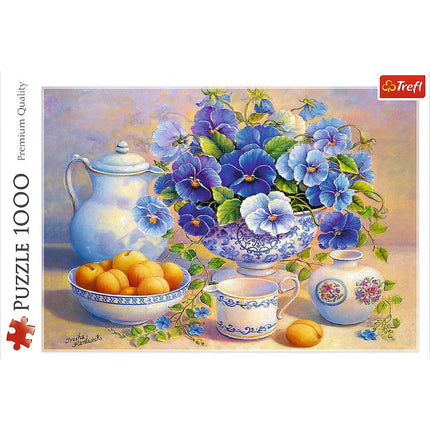 Trefl Puzzle Blue Flowers 1000 Pcs