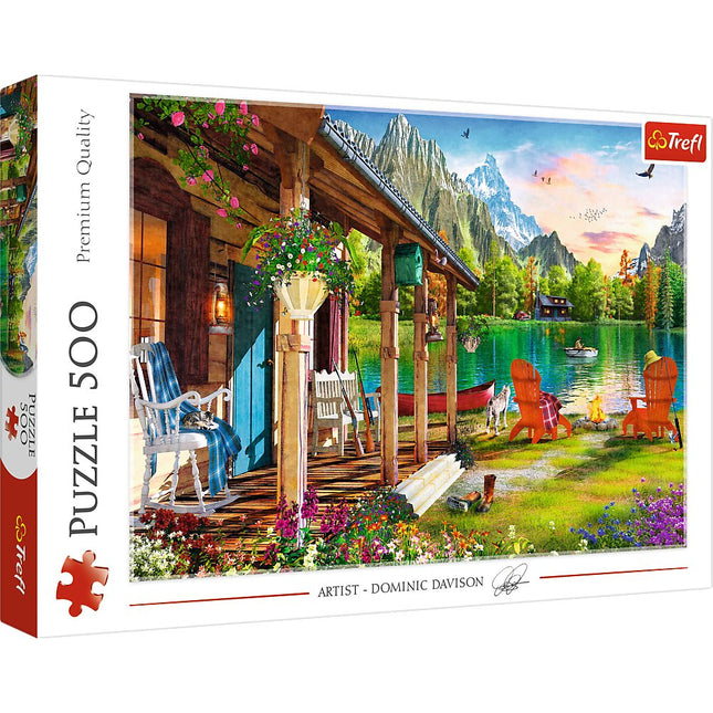 Trefl Puzzle Cabin In The Mountains 500 Pcs