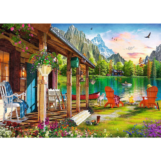 Trefl Puzzle Cabin In The Mountains 500 Pcs