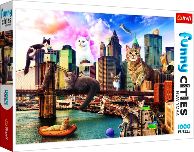 Trefl Puzzle Cats In New York 1000 Pcs