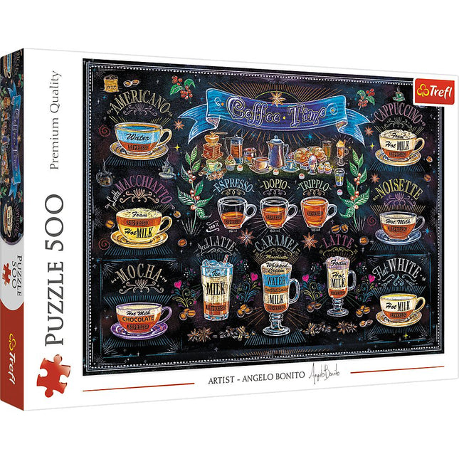 Trefl Puzzle Coffee, 500 Pcs