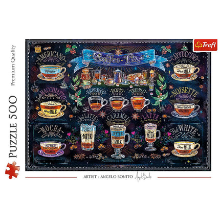 Trefl Puzzle Coffee, 500 Pcs