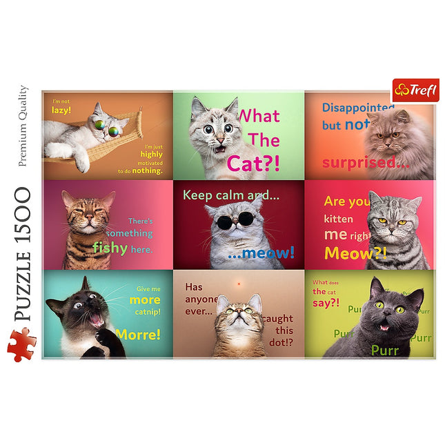 Trefl Puzzle Funny Cats 1500 Pcs