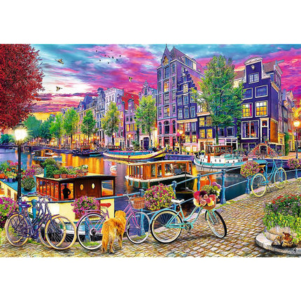 Trefl Puzzle Set European Capitals, 2X500 Pcs