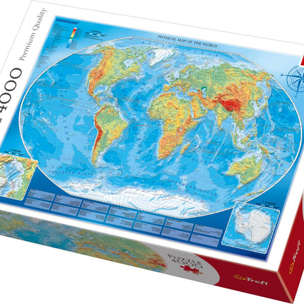 Trefl Puzzle World Map 4000 Pcs