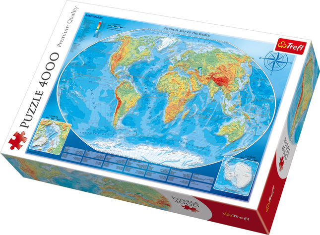 Trefl Puzzle World Map 4000 Pcs