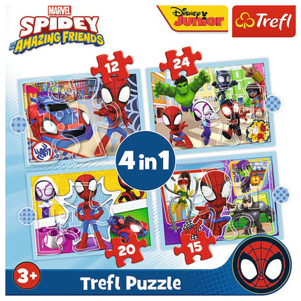Trefl Spider-Man Puzzle Set 4In1 Spidey