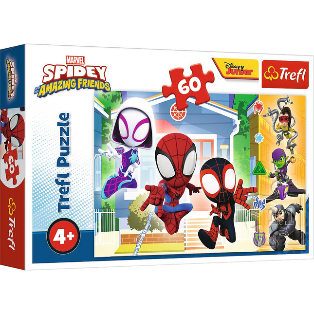 Trefl Spider-Man Puzzle Spidey 60 Pcs