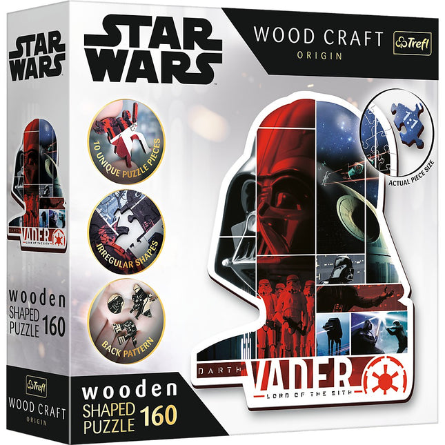 Trefl Star Wars Wooden Puzzle Darth Vader 160 Pcs