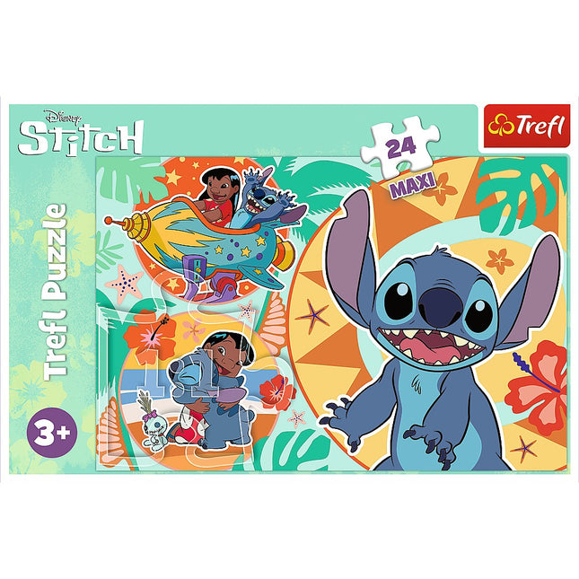 Trefl Stitch Maxi Puzzle, 24 Pcs