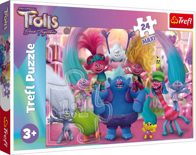 Trefl Trolls Maxi Puzzle, 24 Pcs