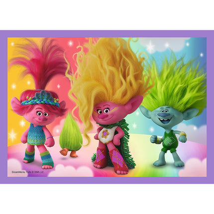 Trefl Trolls Puzzle 4 In 1 Set