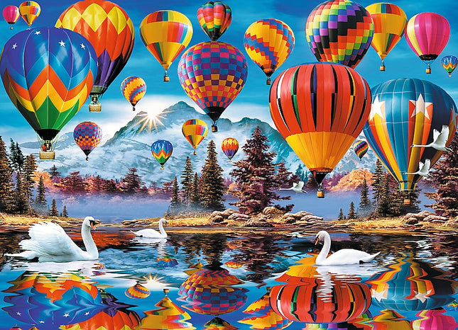 Trefl Wooden Puzzle Colorful Ballons 1000 Pcs