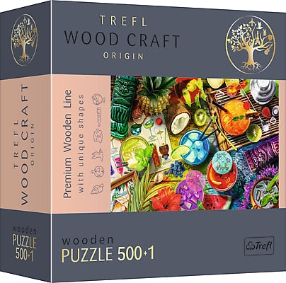 Trefl Wooden Puzzle Colorful Cocktails 500+1 Pcs