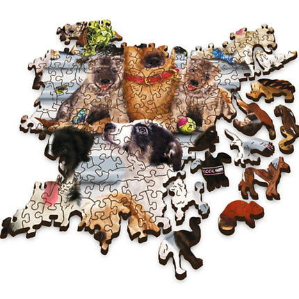 Trefl Wooden Puzzle Doggy Friendship 1000 Pcs