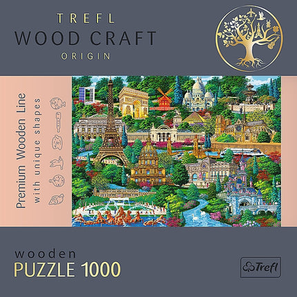 Trefl Wooden Puzzle Famous Places In France 1000 Pcs