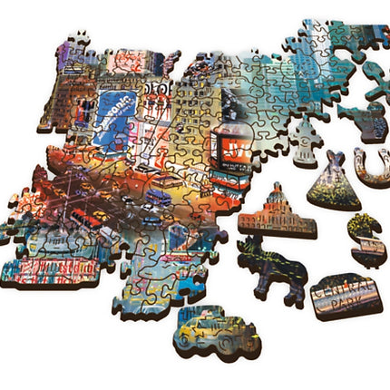 Trefl Wooden Puzzle New York Collage 1000 Pcs