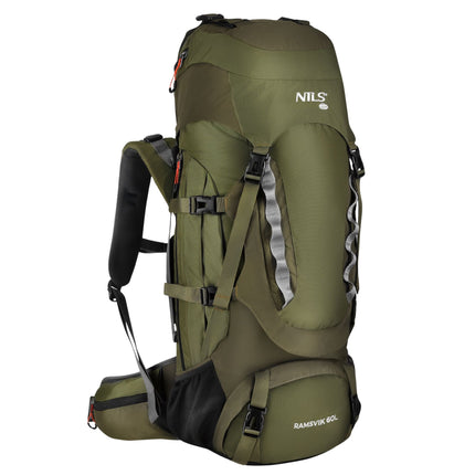Trekking Backpack 60L with Adjustable Back Length