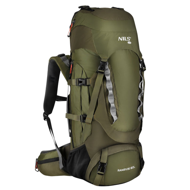 Trekking Backpack 60L with Adjustable Back Length