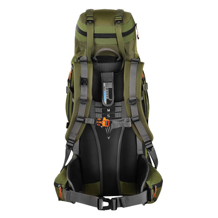 Trekking Backpack 60L with Adjustable Back Length