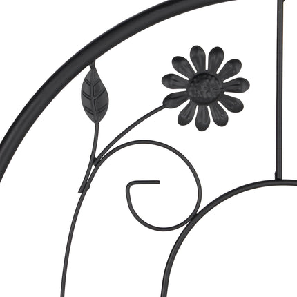 Trellis 150 cm set of 2 black