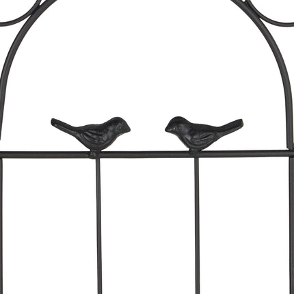 Trellis 150 cm set of 2 black