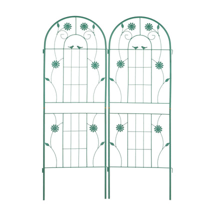Trellis 150 cm set of 2 green