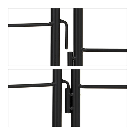 Trellis 180 cm set of 2 black