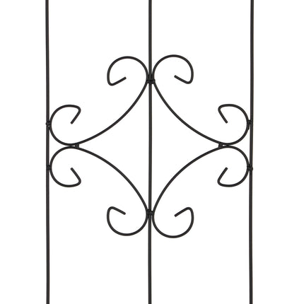 Trellis 180 cm set of 2 black