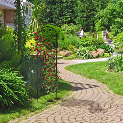 Trellis 180 cm set of 2 black