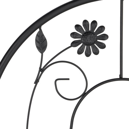 Trellis 180 cm set of 2 black