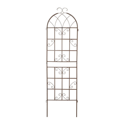 Trellis 180 cm set of 2 brown