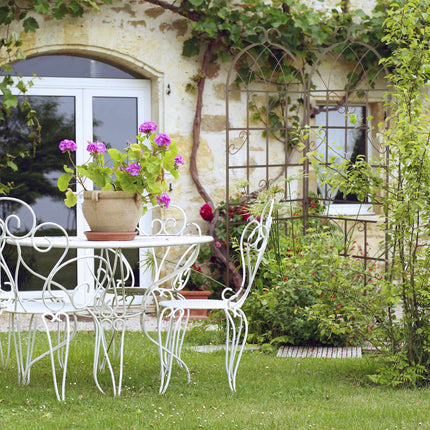 Trellis 180 cm set of 2 brown