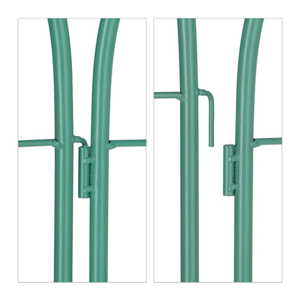 Trellis 200 cm set of 2 green